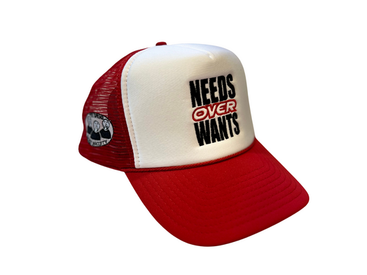 Needs VS Wants N.O.W Collection Hat - RED