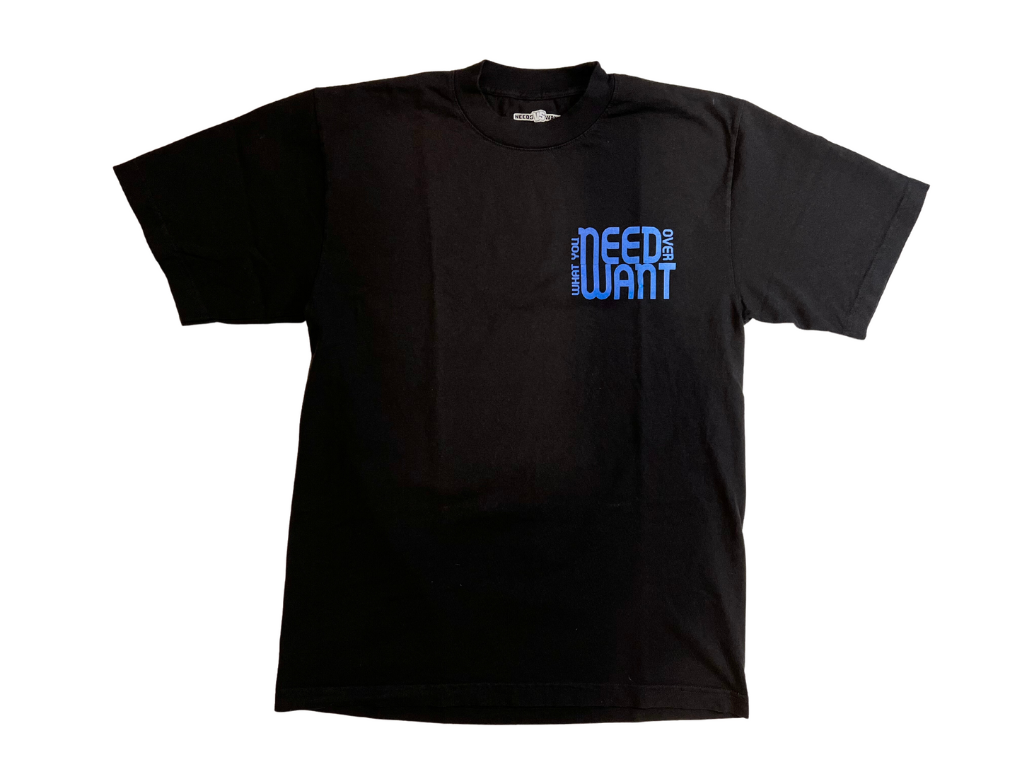 MESSAGE TEE - BLACK